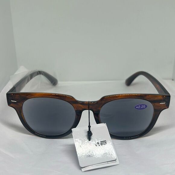 U+ME Unisex Sun Reader Glasses +2.25 with UV Protection – Premium Readers - Picture 3 of 3